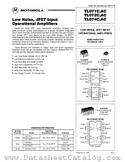 TL072ACD datasheet pdf Motorola