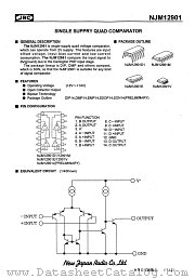 NJM12901D1 datasheet pdf New Japan Radio