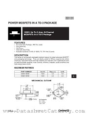 OM6N100NK datasheet pdf Omnirel