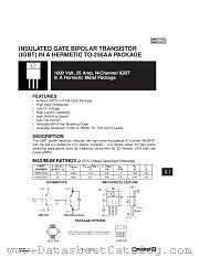 OM6516SC datasheet pdf Omnirel