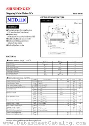 MTD1110 datasheet pdf Shindengen