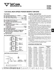 TC427COA datasheet pdf TelCom Semiconductor