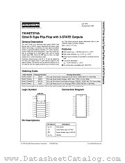 74VHCT374 datasheet pdf Fairchild Semiconductor