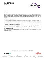 M29F016D datasheet pdf Advanced Micro Devices