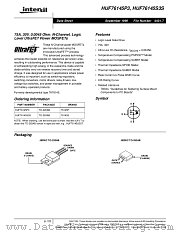 HUF76145S3S datasheet pdf Intersil