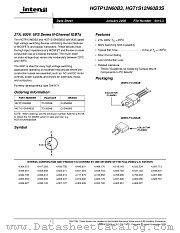 HGTP12N60B3 datasheet pdf Intersil