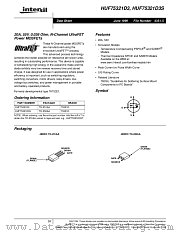 HUF75321D3S datasheet pdf Intersil