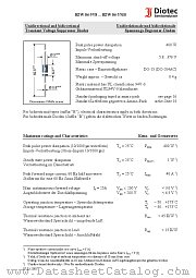 BZW04-37 datasheet pdf Diotec Elektronische