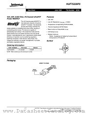 HUF75229P3 datasheet pdf Intersil