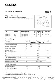 SMBTA56 datasheet pdf Siemens