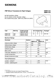 SMBTA92 datasheet pdf Siemens