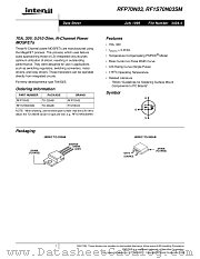 RFP70N03 datasheet pdf Intersil