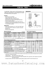 KSM-2002TN2N datasheet pdf Kodenshi Corp