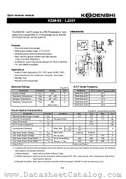 KSM-953LJ24Y datasheet pdf Kodenshi Corp