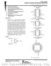 MA741 datasheet pdf Texas Instruments