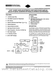 ADS8402 datasheet pdf Burr Brown