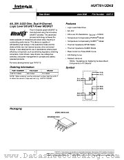 HUF76113DK8 datasheet pdf Intersil