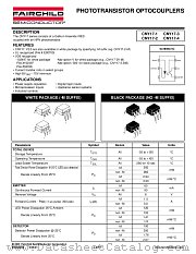 CNY17 datasheet pdf Fairchild Semiconductor