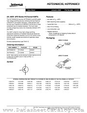 HGTD3N60C3S datasheet pdf Intersil