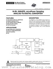 ADS8323 datasheet pdf Burr Brown