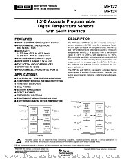 TMP124AID datasheet pdf Burr Brown