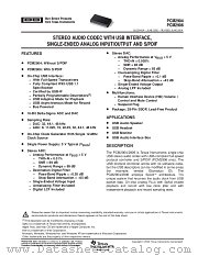 PCM2904 datasheet pdf Burr Brown