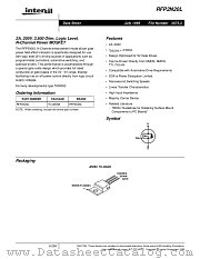 RFP2N20L datasheet pdf Intersil