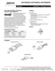 HUF75639P3 datasheet pdf Intersil