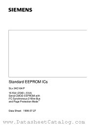 SLA24C164-S/P datasheet pdf Siemens