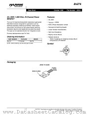 BUZ76 datasheet pdf Intersil