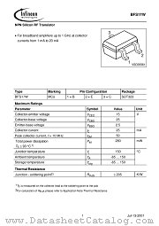 BFS17W datasheet pdf Infineon