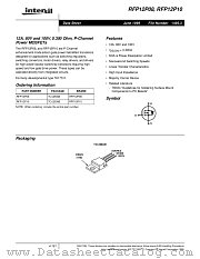 RFP12P10 datasheet pdf Intersil