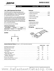 RHRG15120CC datasheet pdf Intersil