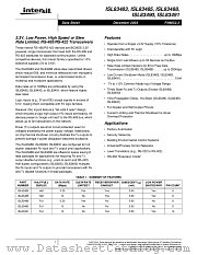 ISL83490IB datasheet pdf Intersil