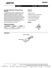 IRF9520 datasheet pdf Intersil