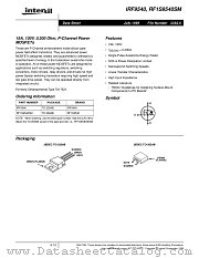 IRF9540 datasheet pdf Intersil