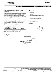 IRF9620 datasheet pdf Intersil