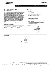 IRFD320 datasheet pdf Intersil