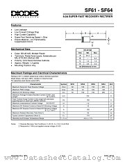 SF64 datasheet pdf Diodes