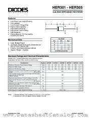 HER305 datasheet pdf Diodes