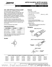 HGTP11N120CN datasheet pdf Intersil