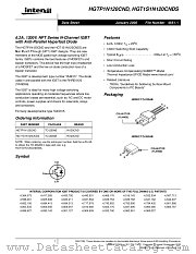 HGTP1N120CND datasheet pdf Intersil