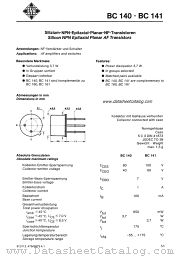 BC140-16 datasheet pdf AEG-TELEFUNKEN