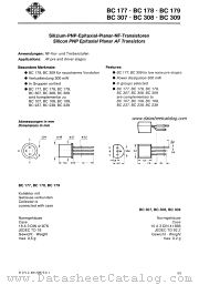 BC177B datasheet pdf AEG-TELEFUNKEN