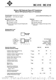 BC415 datasheet pdf AEG-TELEFUNKEN