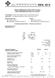 BCW60B datasheet pdf AEG-TELEFUNKEN