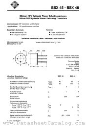 BSX46-6 datasheet pdf AEG-TELEFUNKEN