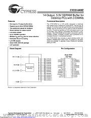 CY2314ANZ datasheet pdf Cypress