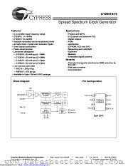 CY25818/19 datasheet pdf Cypress