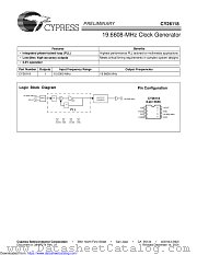 CY26118 datasheet pdf Cypress